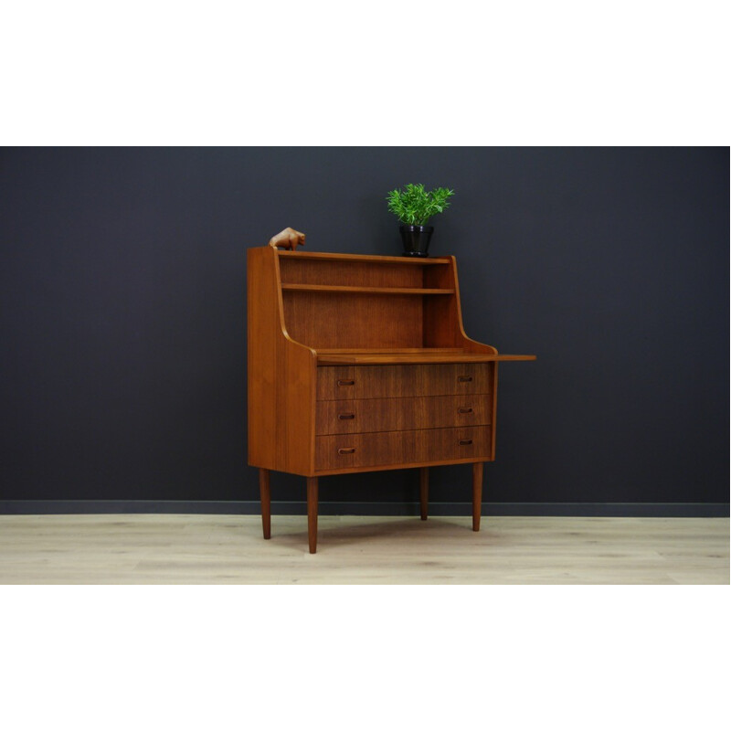 Vintage teak danish Secretaire - 1960s