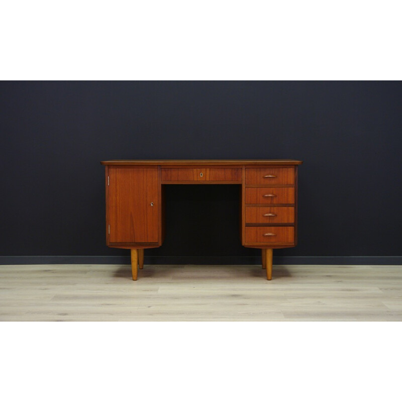 Vintage Teak Writing Desk - 1960s