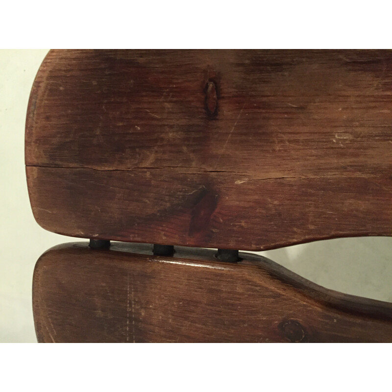 Stool in wood, Ilamari TAPIOVAARA - 1950s