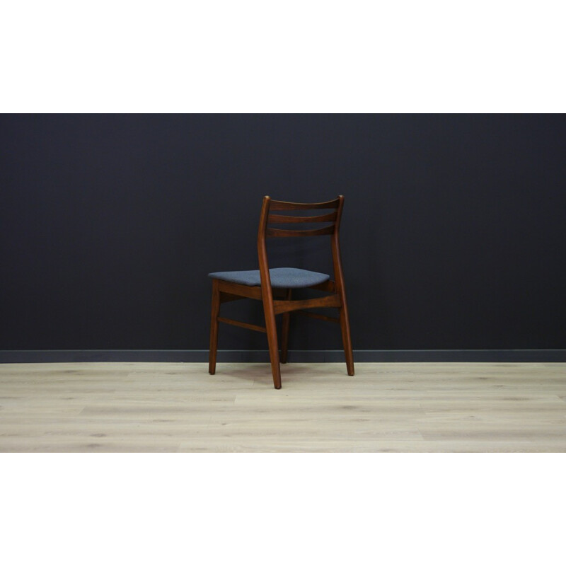 Suite de 6 chaises en teck danoises - 1960