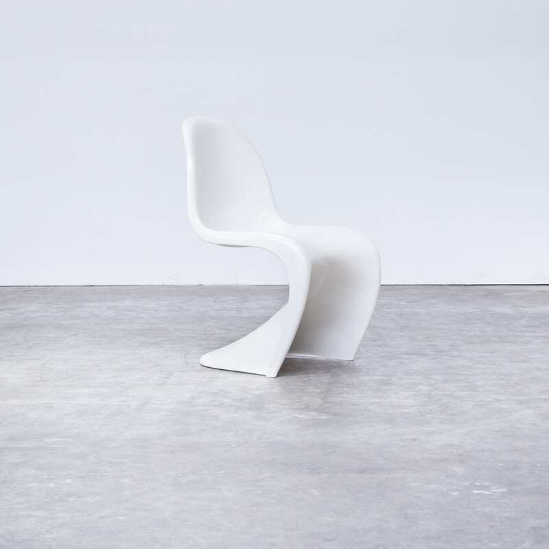 Chaises blanches par Verner Panton pour Fehlbaum Herman Miller - 1970