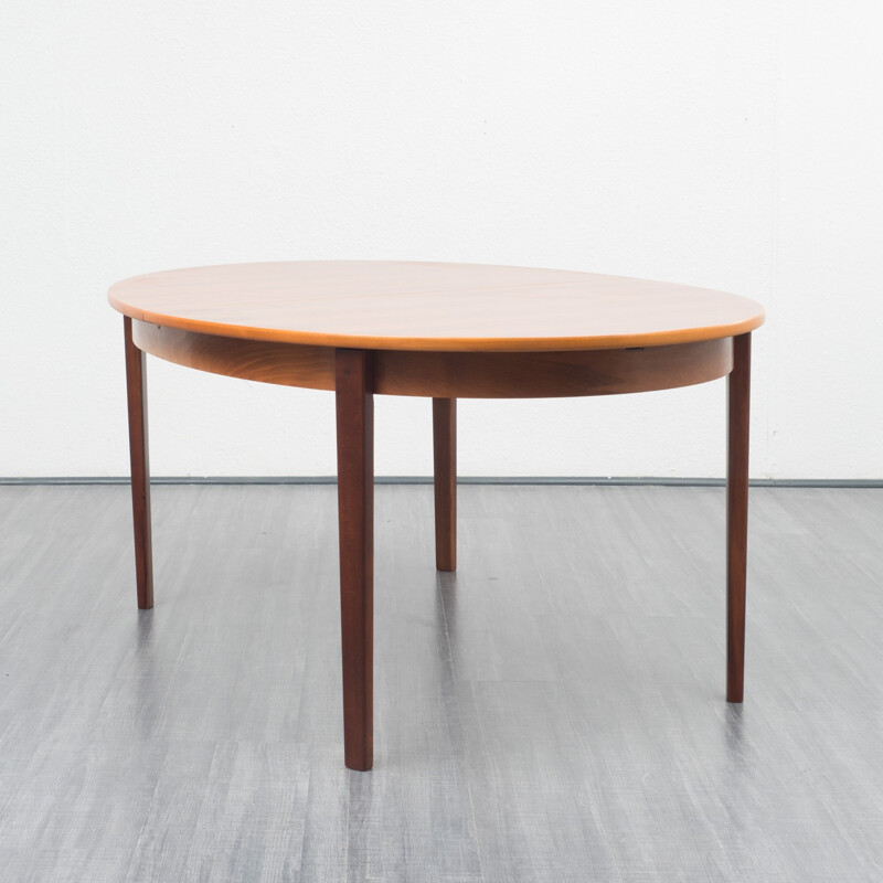 Vintage Large oval dining table - 1970s