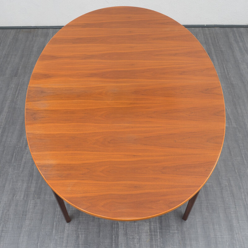 Grande table à repas ovale vintage - 1970