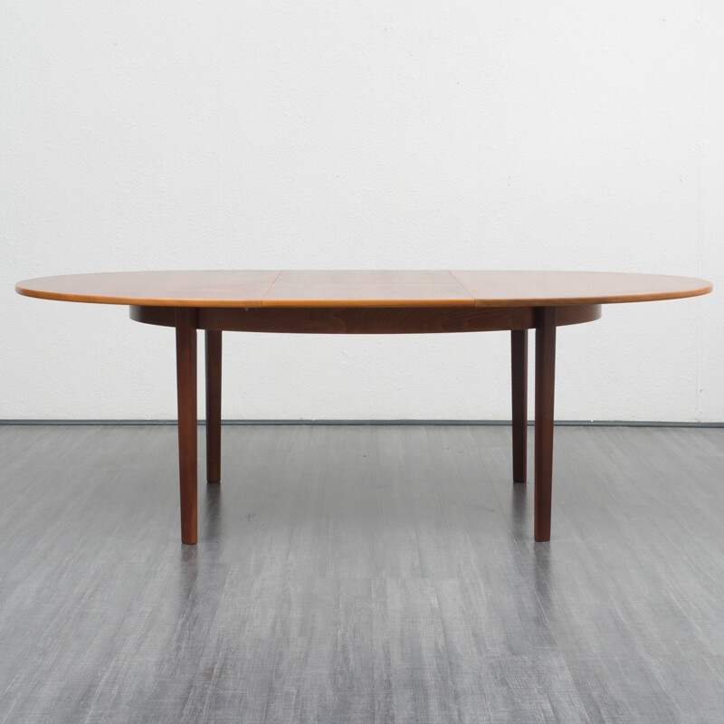 Vintage Large oval dining table - 1970s