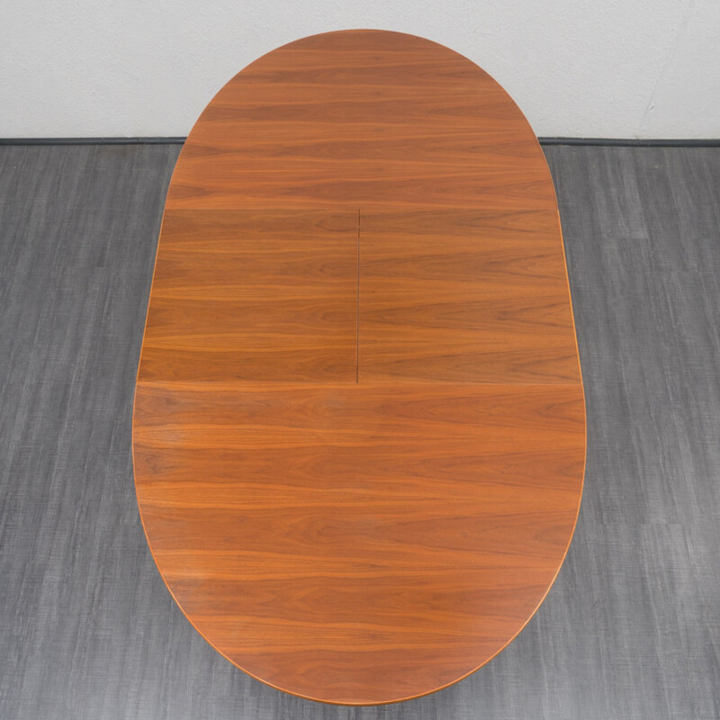 Vintage Large oval dining table - 1970s