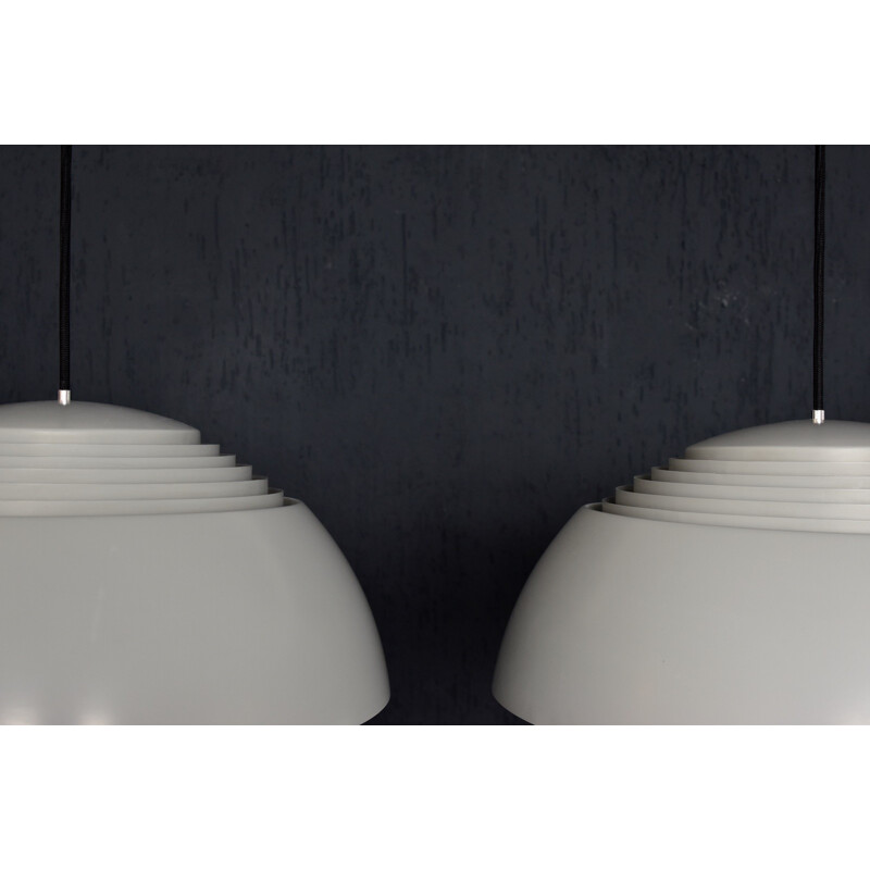 Set of two vintage AJ Royal lamps by Louis Poulsen for Arne Jacobsen, Denmark - 1960s