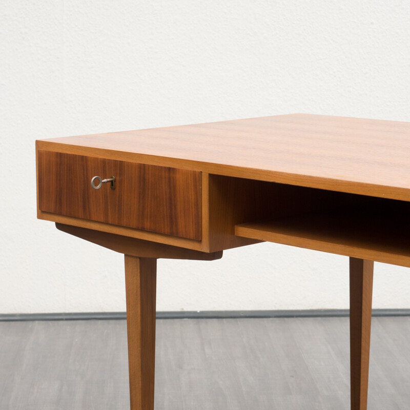 Desk "WK" in walnut by WK Möbel - 1950s