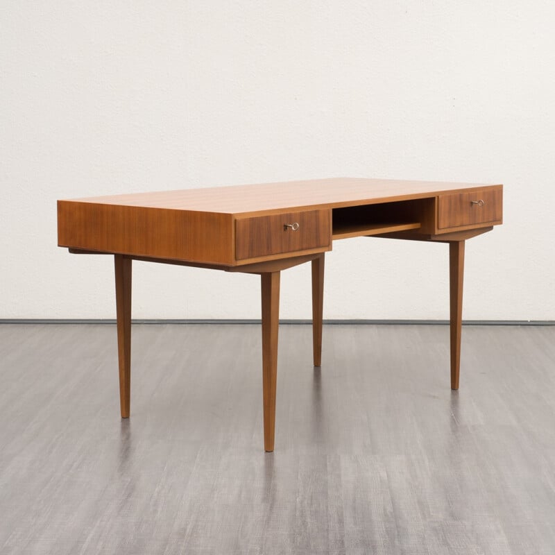 Desk "WK" in walnut by WK Möbel - 1950s