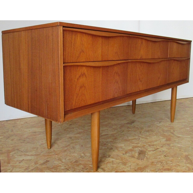 Vintage Teak Chest of 6 drawers - 1960s