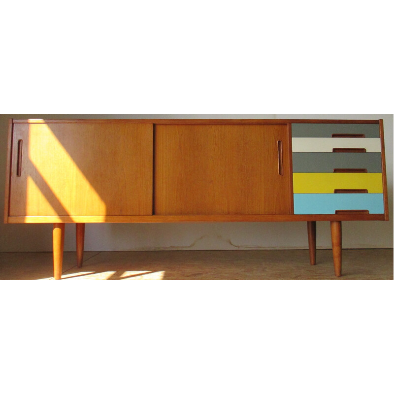 Vintage teak sideboard by Nils Jonsson - 1960s