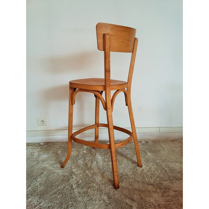Chaise d'atelier vintage par Baumann - 1950