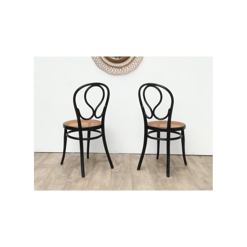 Pair of vintage Omega chairs for Thonet - 1930s