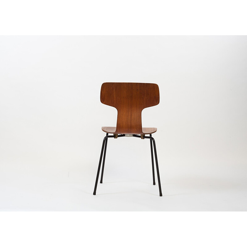 Chaise 3103 vintage par Arne Jacobsen pour Fritz Hansen - 1950