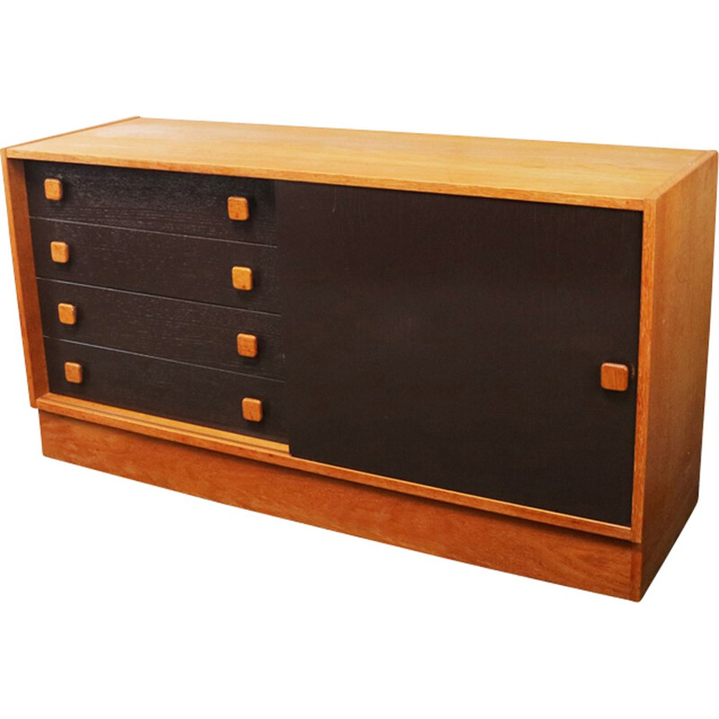 Vintage Danish Teak Credenza by Domino Mobler - 1960s