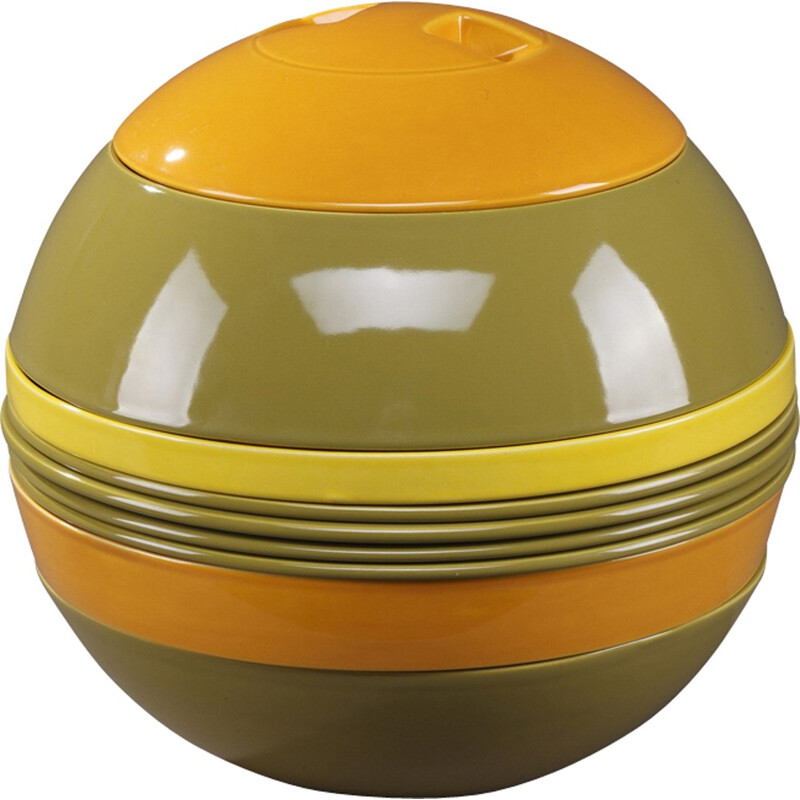 Service de table "La boule" empilable par Helen Von Boch pour Villeroy - 1970