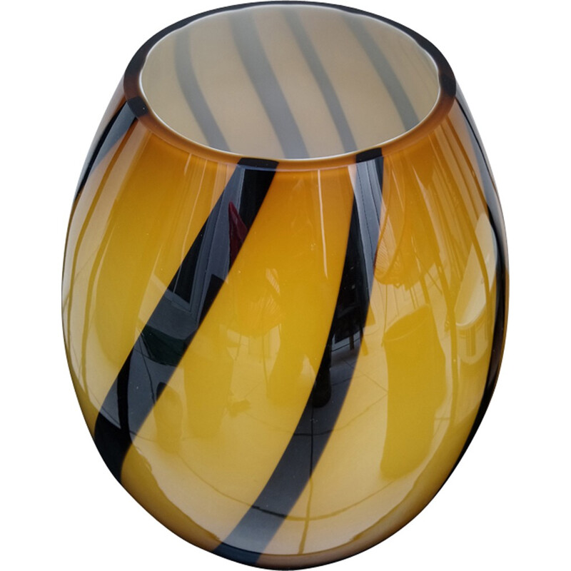 Grand vase vintage en verre de Murano - 1960