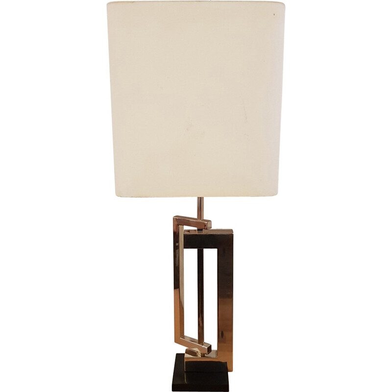 Lampe sculpturale vintage en laiton - 1970