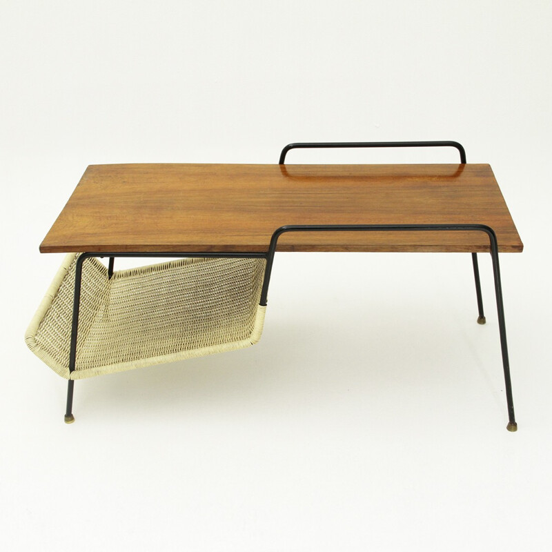 Table basse vintage "Model T236" par Gastone Rinaldi pour Rima - 1950