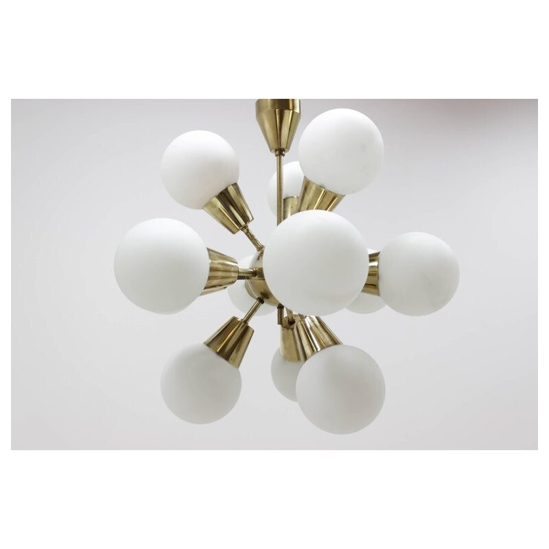 Vintage Sputnik Chandelier by Kamenický Šenov - 1970s