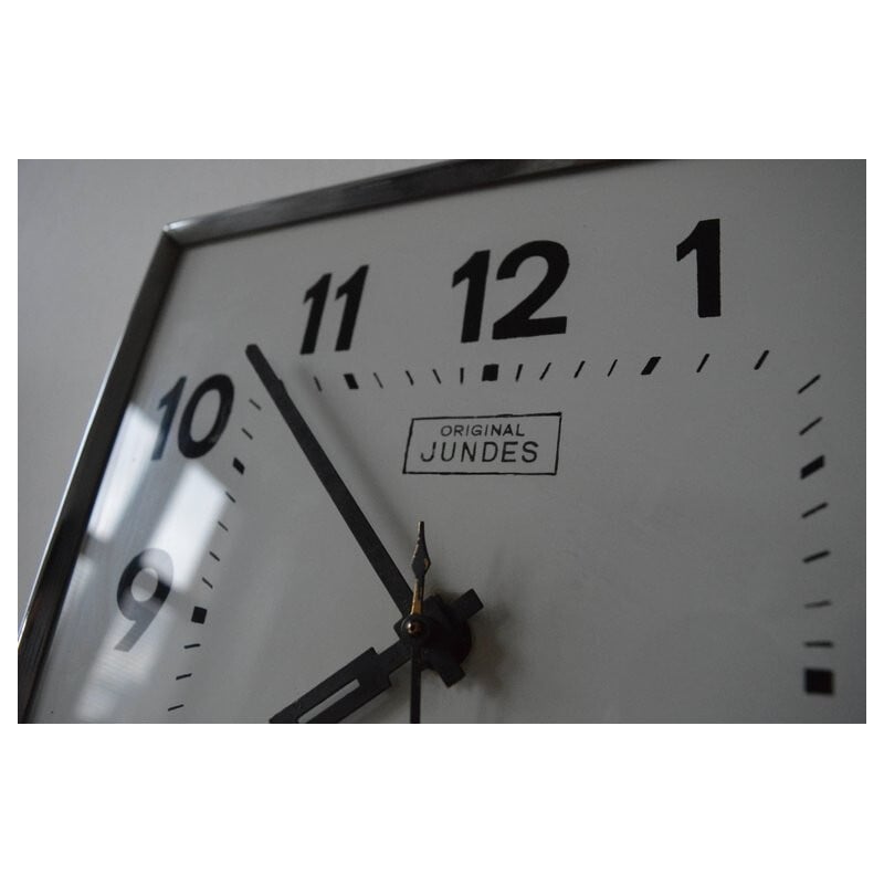 Vintage Wall Clock by Jundes - 1950s