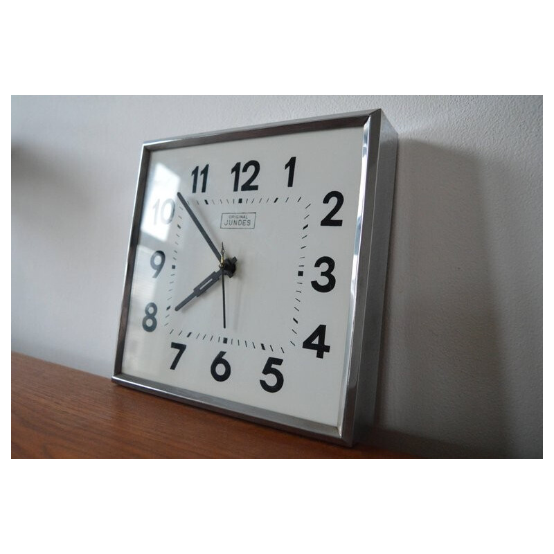 Vintage Wall Clock by Jundes - 1950s