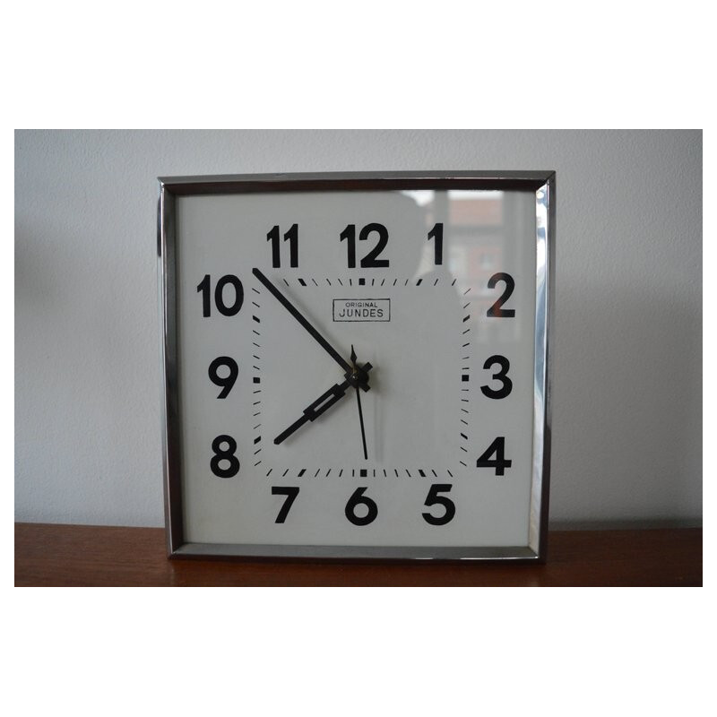 Vintage Wall Clock by Jundes - 1950s