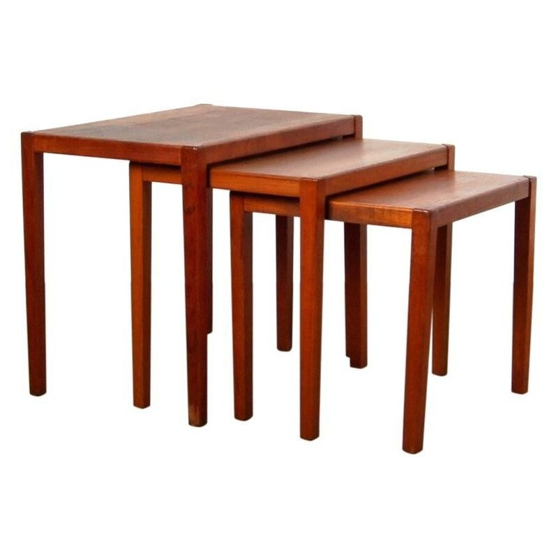 Vintage Nesting Tables by Sika Mobler, Denmark - 1960s