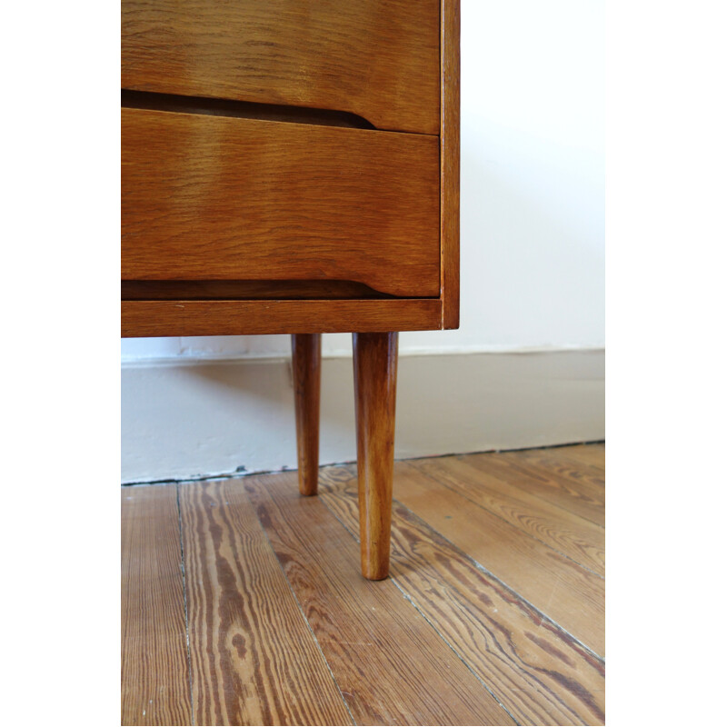 Vintage scandinavian oak desk - 1960s