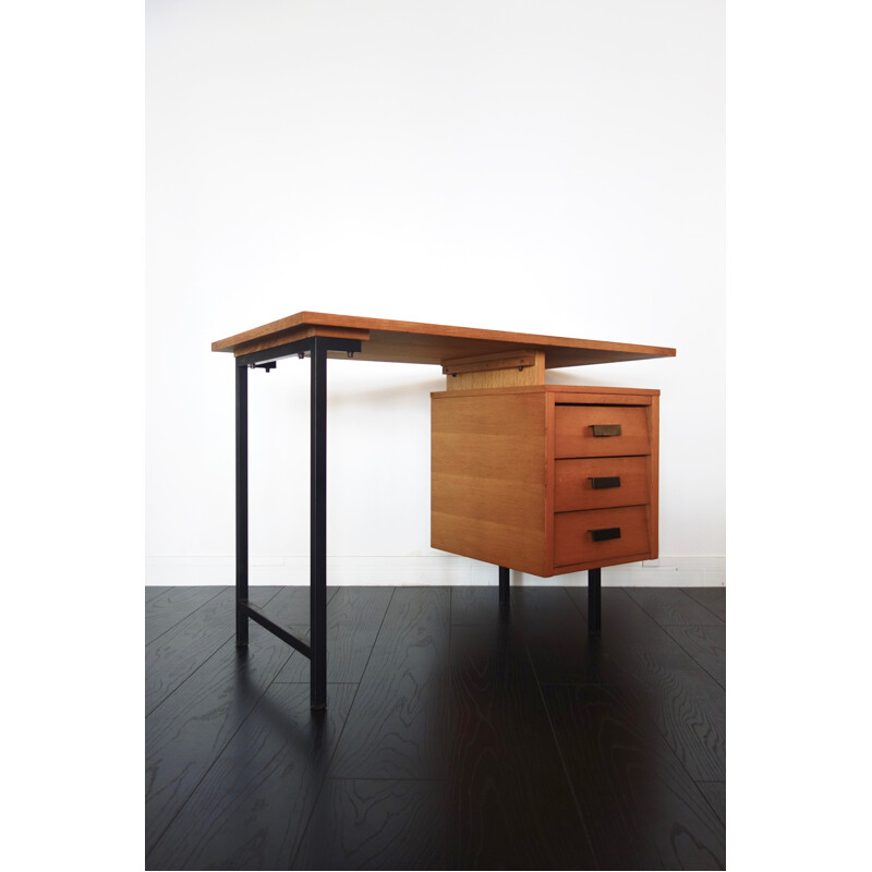 Vintage CM172 desk by Pierre Paulin for Thonet - 1950s