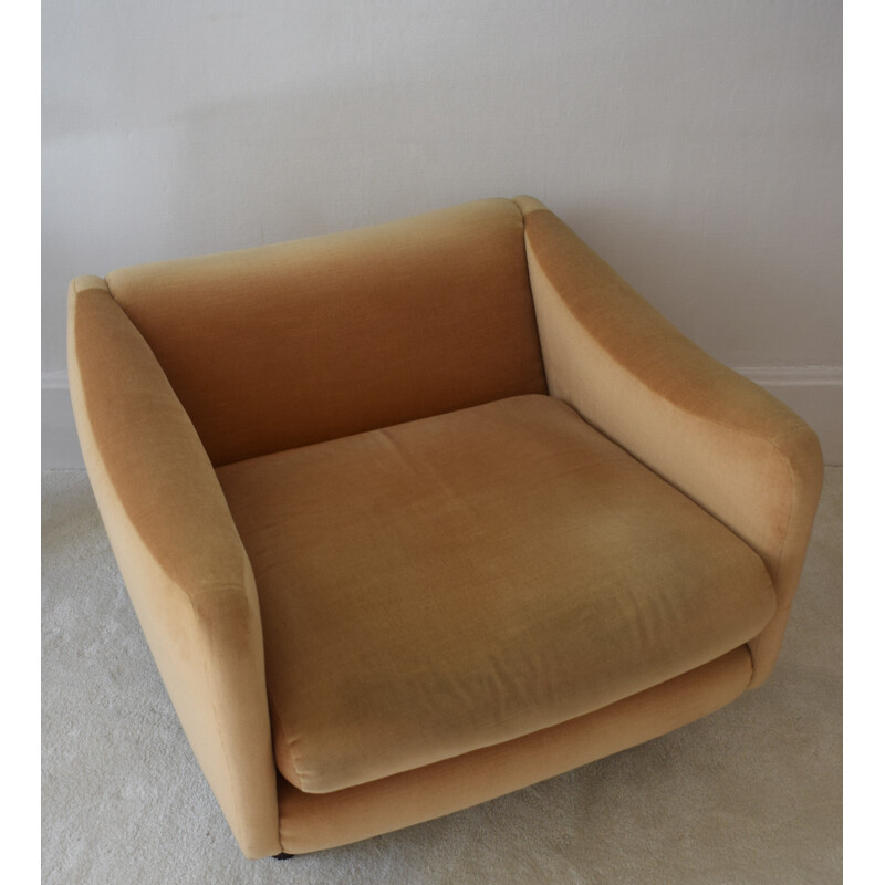 Suite de 2 fauteuils vintage "Teckel" de Michel Mortier - 1960