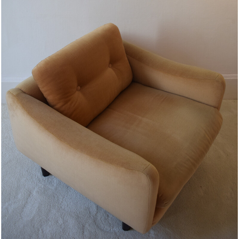 Suite de 2 fauteuils vintage "Teckel" de Michel Mortier - 1960