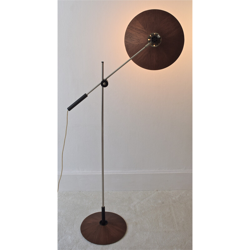 Vintage floor lamp with swivel arm by Georges Frydman - 1960s