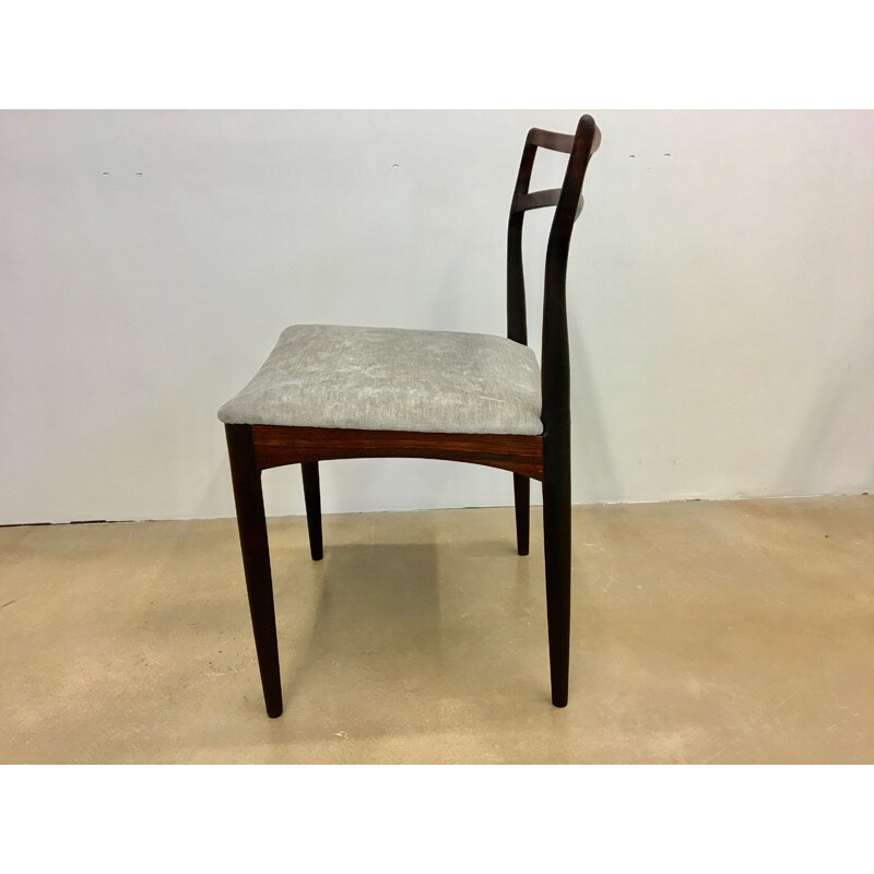 Set of 8 Danish Dining Chairs in rosewood by Johannes Andersen for Christian Linneberg - 1960s