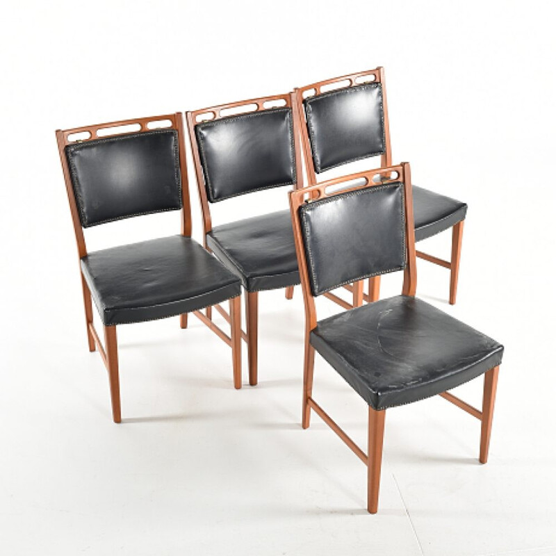 Suite de 6 Chaises vintage "Futura" par David Rosén -1960