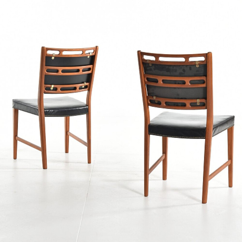 Set of 6 vintage "Futura" Chairs by David Rosén-1960s