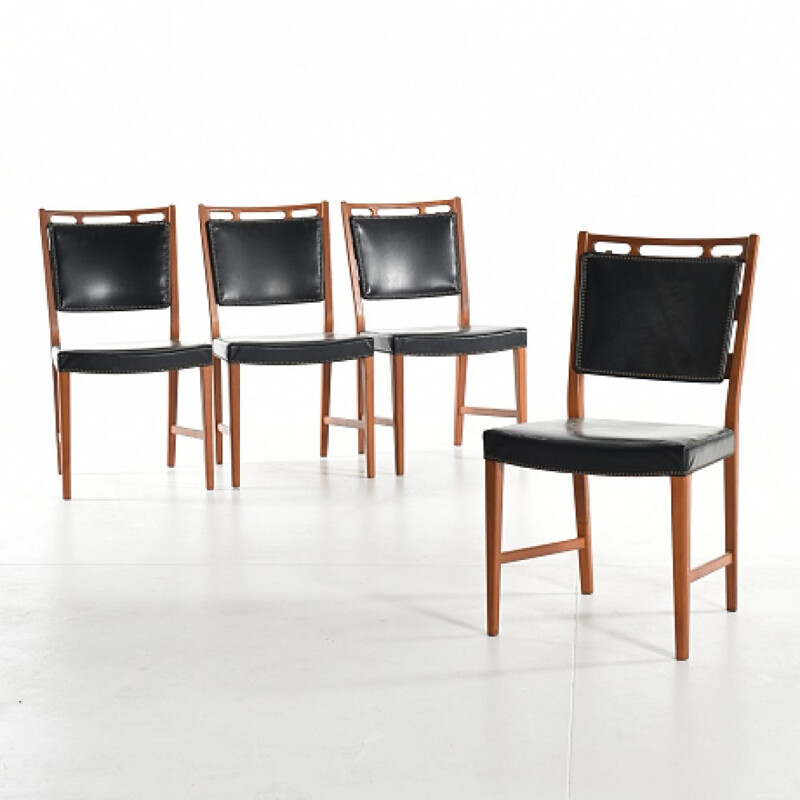 Set of 6 vintage "Futura" Chairs by David Rosén-1960s