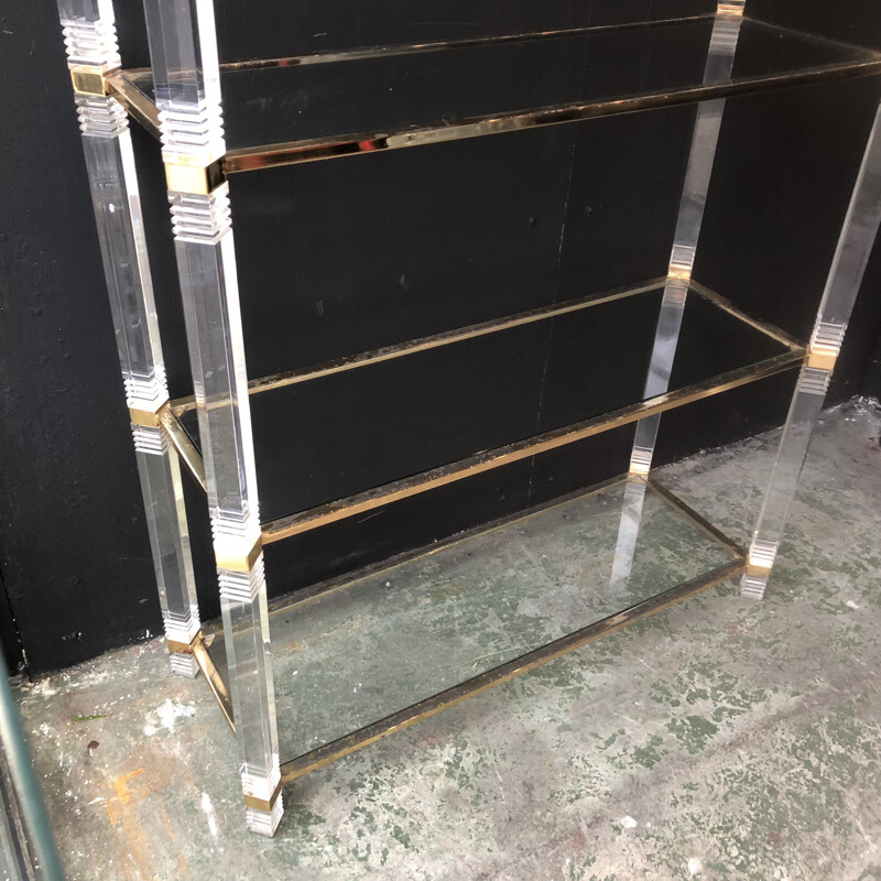 Vintage shelf with 5 levels in plexi - 1960s