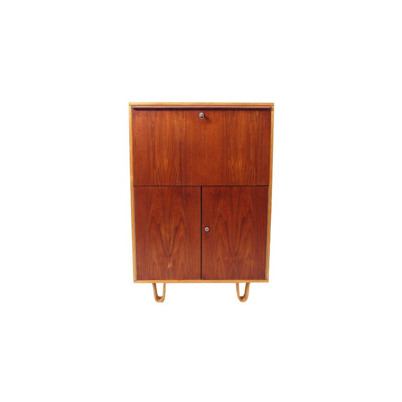 CB07 Cabinet in birchwood and teak wood, Cees Braakman - 1950s