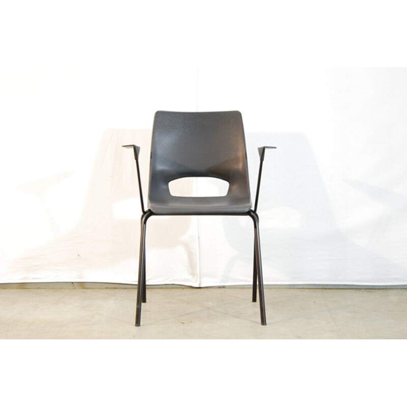 Set of 4 Industrial armchairs by Philippus Potter for Ahrend de Cirkel - 1970s