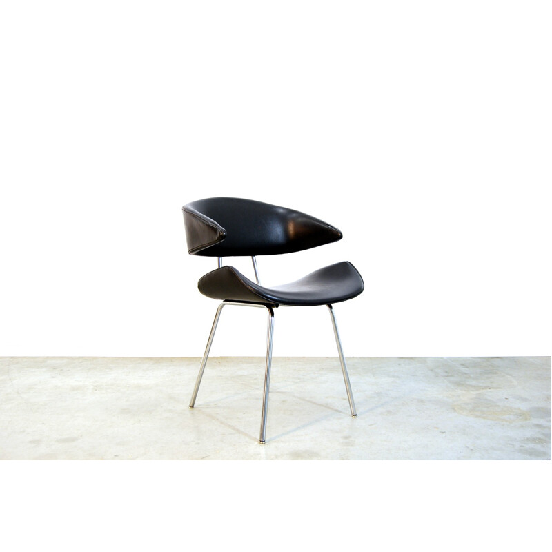 Dutch Industrial Tubular Metal Chair by Rob Parry - 1960s
