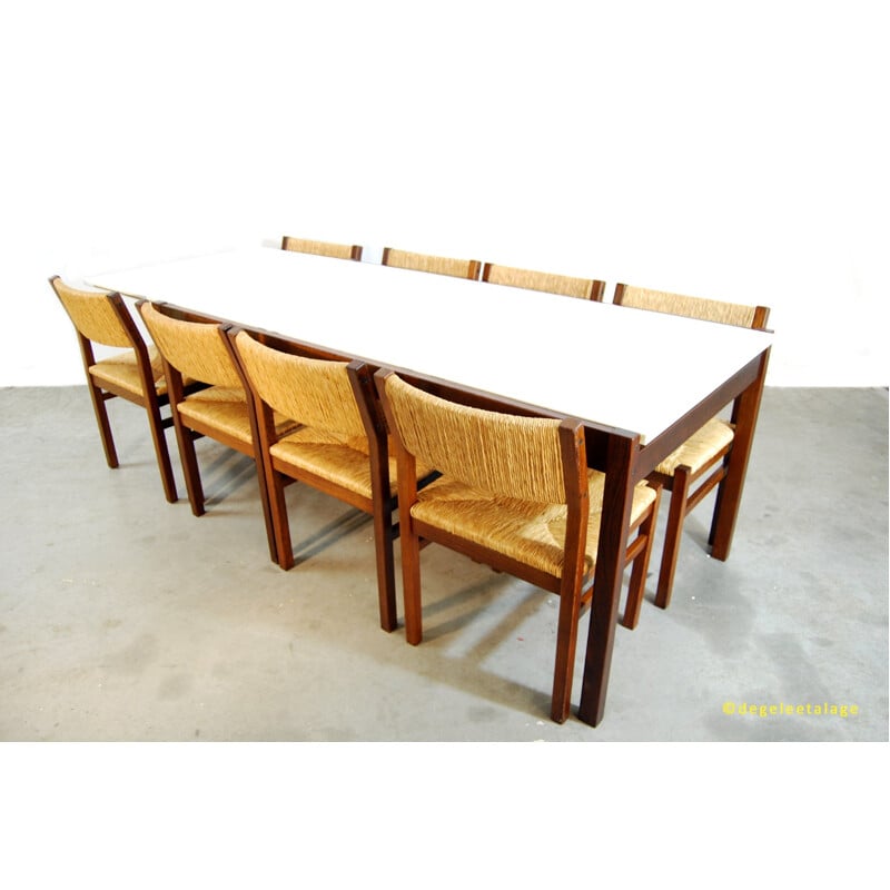 Dutch Wengé Dining Table by Cees Braakman for Pastoe - 1970s