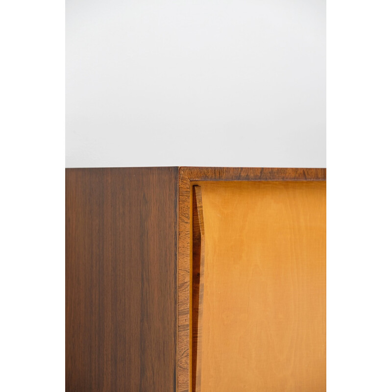Vintage wood sideboard by Lucien Engels - 1960s