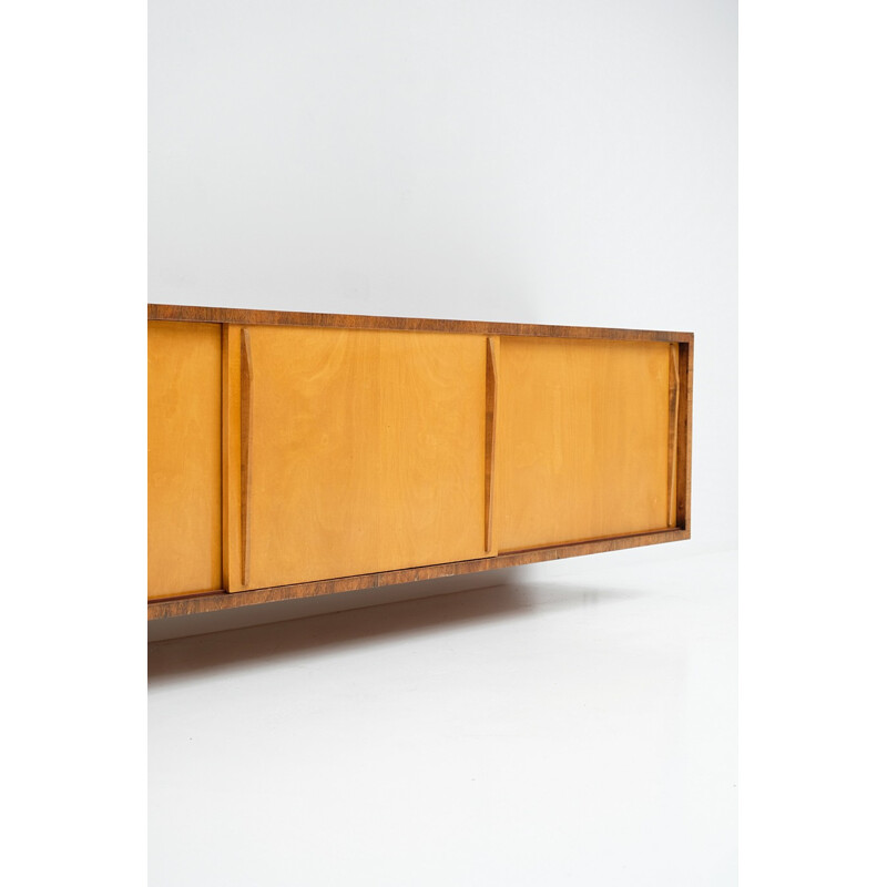 Vintage wood sideboard by Lucien Engels - 1960s