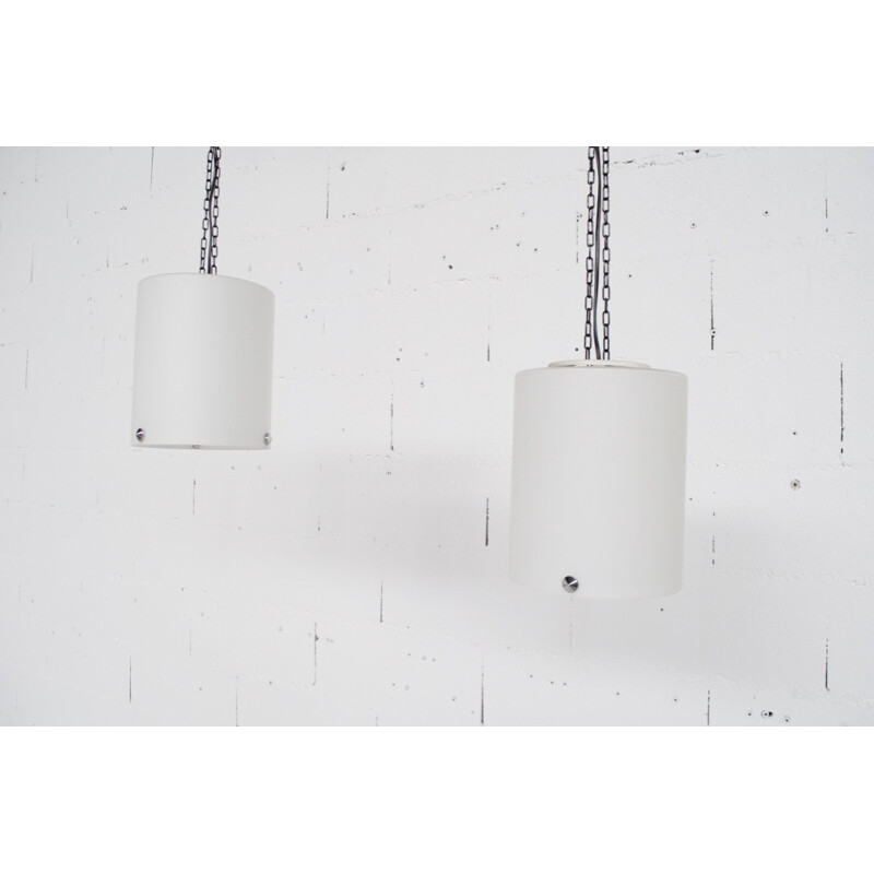 Set of 2 ceiling lamps model 2015 A by Jean Perzel - 1950s