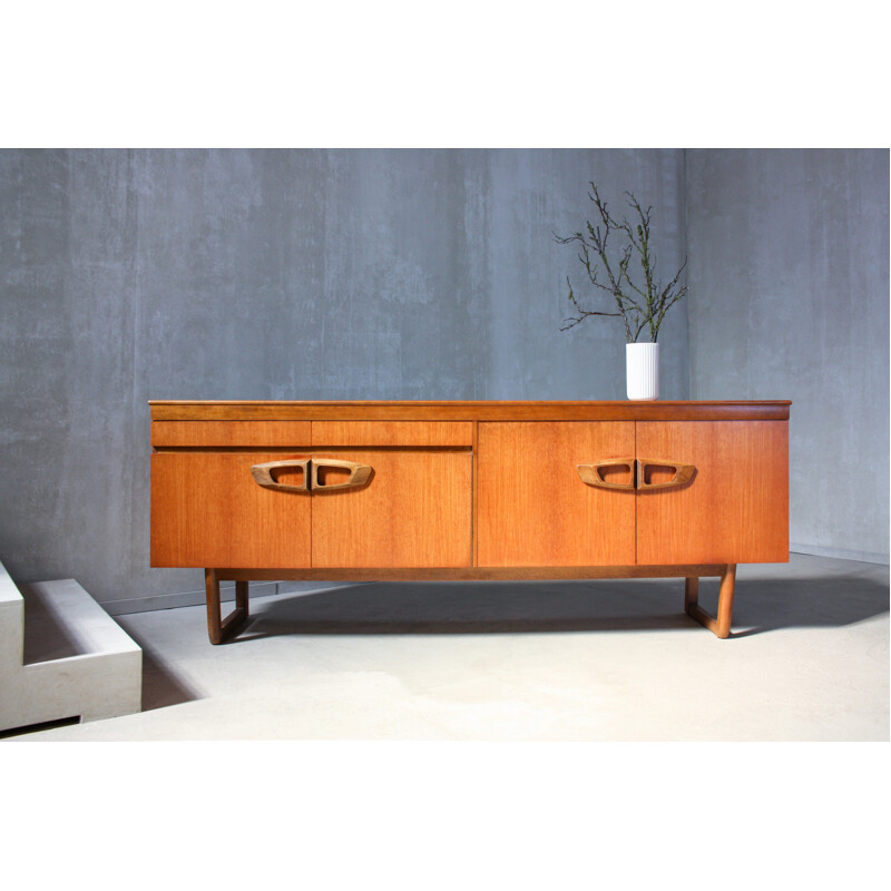 Vintage British Teak Sideboard - 1960s