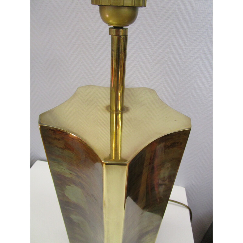 Vintage brass table lamp by Baguès Paris - 1980s