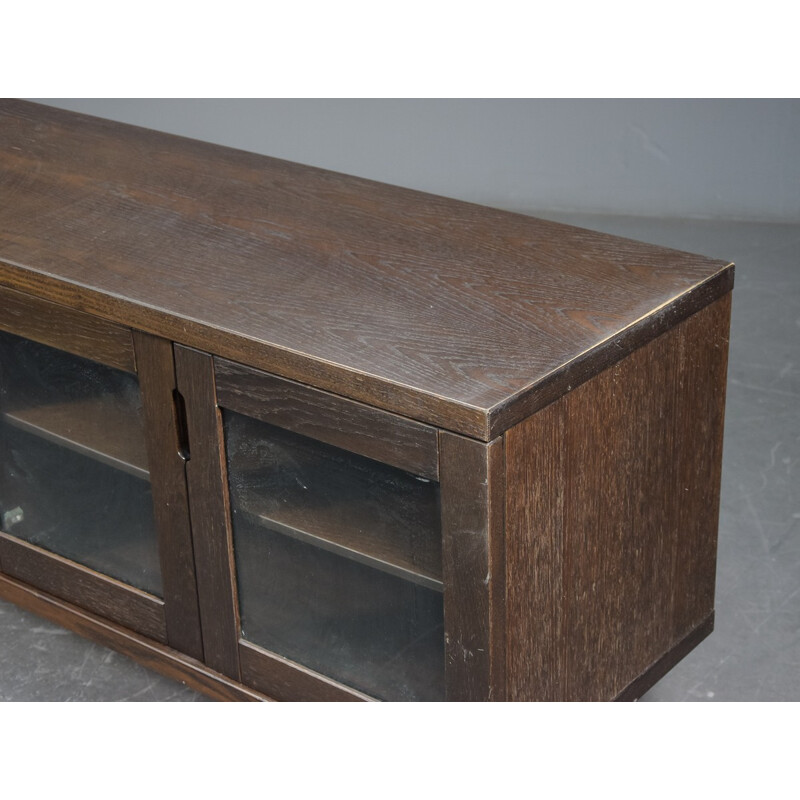 Vintage oak sideboard with 4 drawers - 1960s