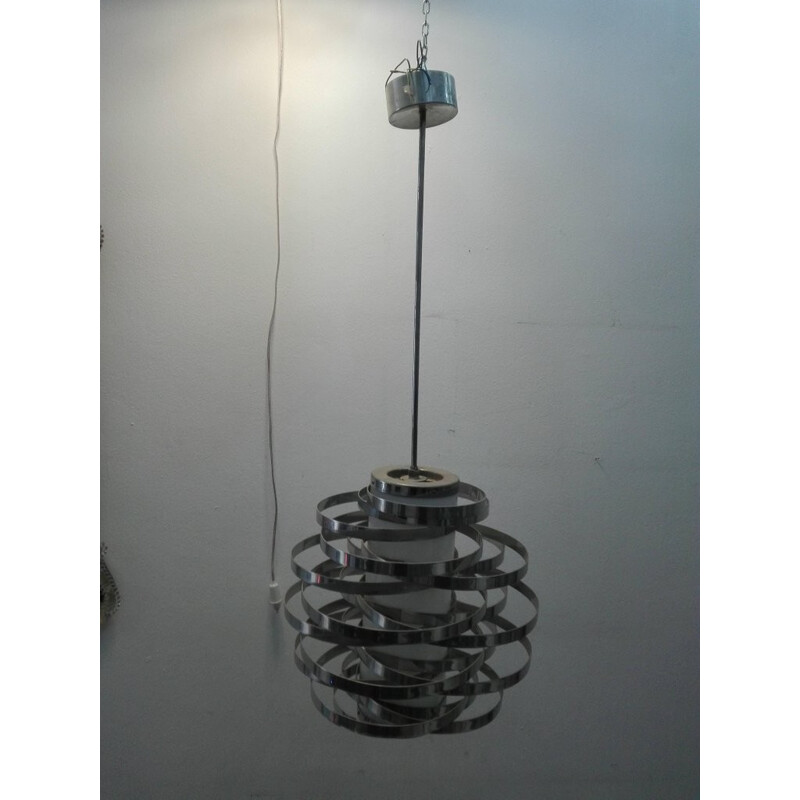 Vintage Cyclone Chandelier by Gaetano Sciolari - 1970s