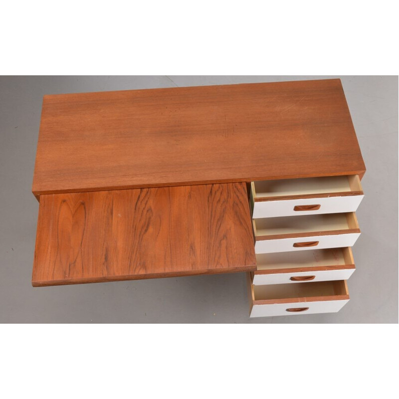 Vintage teak sideboard with 4 drawers - 1960s