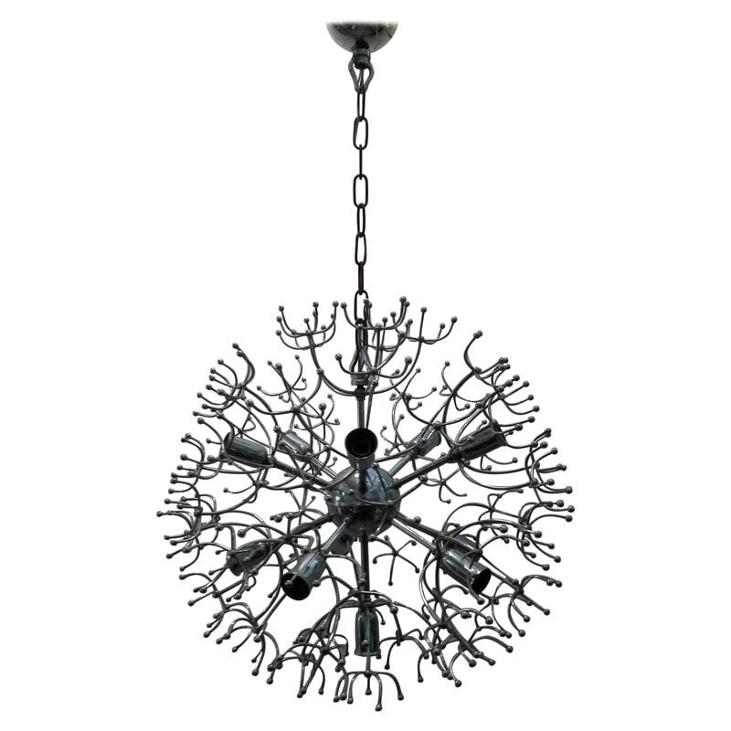 Vintage 11-light sputnik chandelier by Gaetano Sciolari, 1960